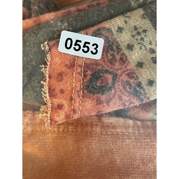 J. HER Wide Leg Pants Womens Size M Patchwork Boho Hippie Festival Relaxed - Picture 8 of 8